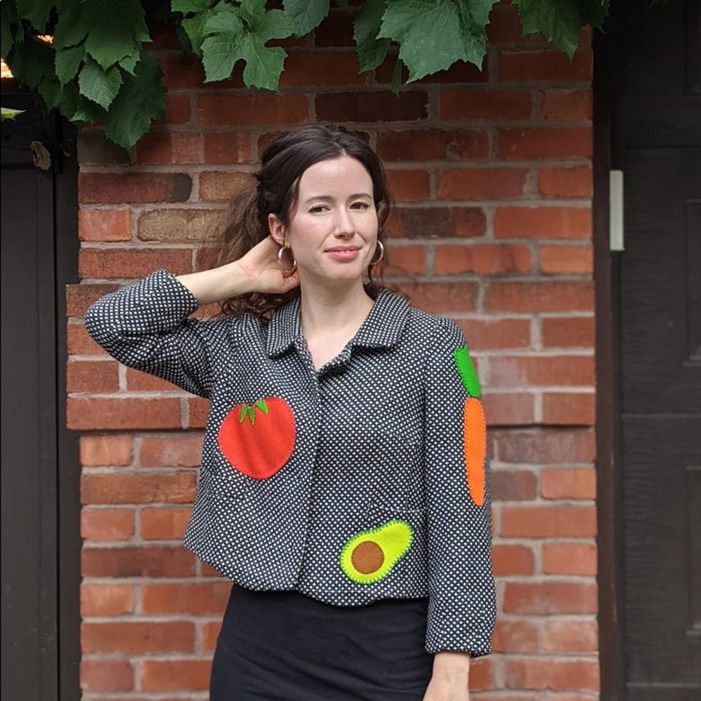 The Nanny inspired veggie blazer